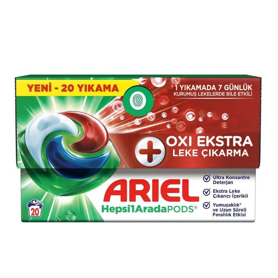 ARİEL OXİ PODS KAPSÜL DETERJAN 20'Lİ